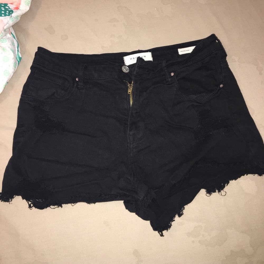Black Pacsun High Rise Short
